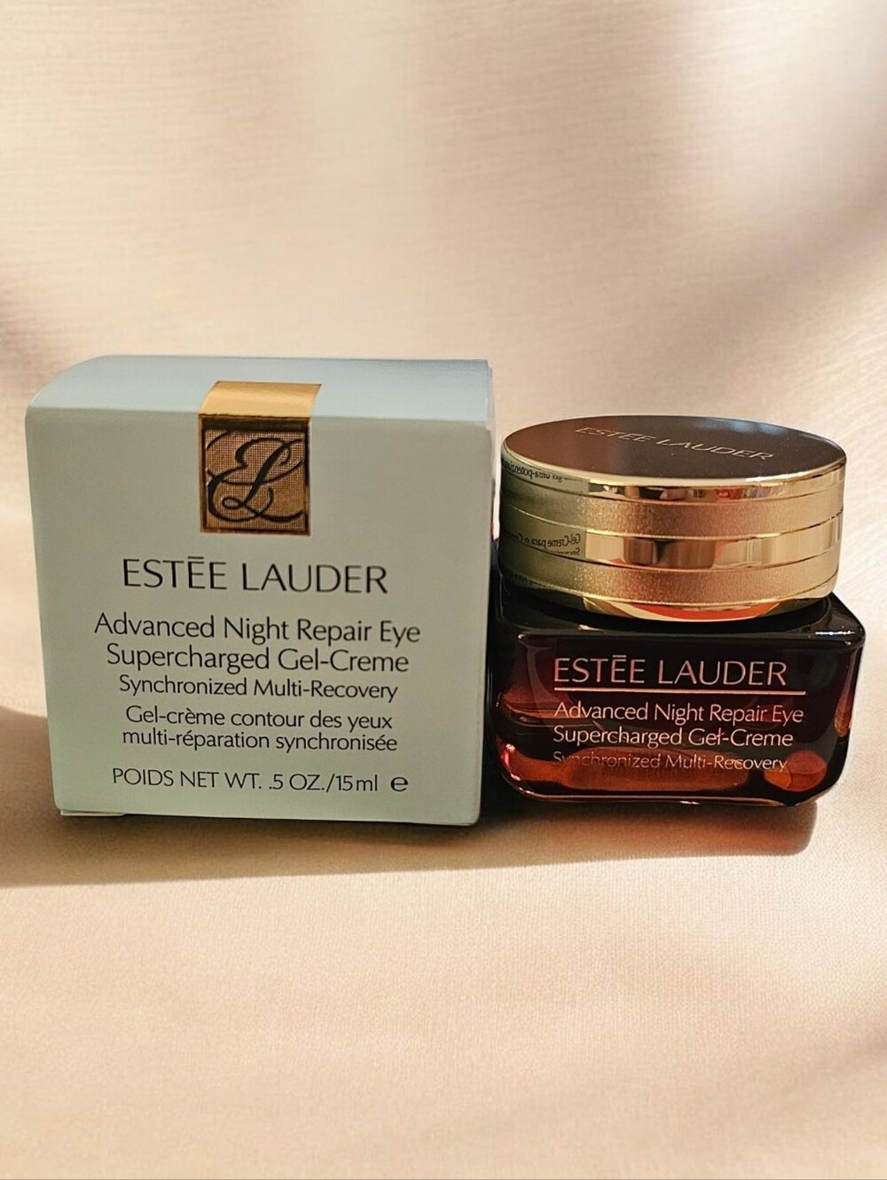 $76 Estée Lauder Advanced Night Repair Eye Supercharged Gel-Creme - .5 oz, NIB